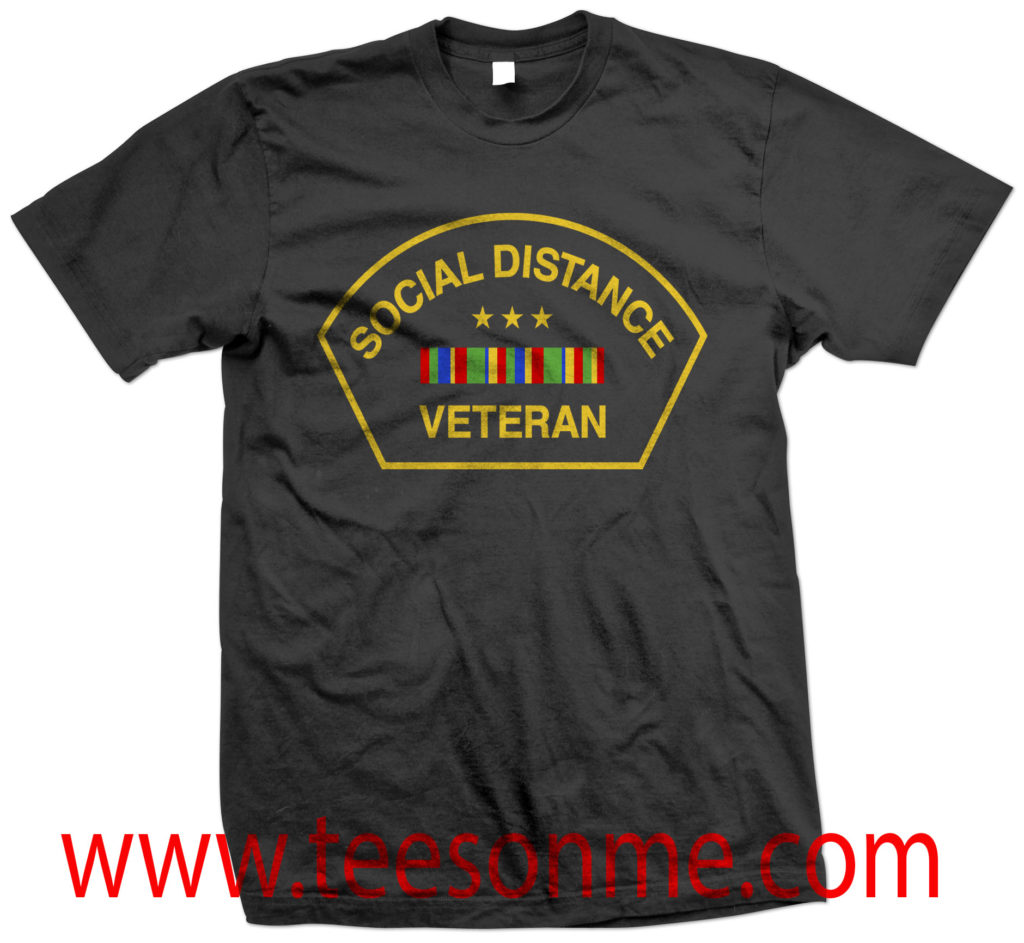 A black t shirt with the words " special distance veteran ".