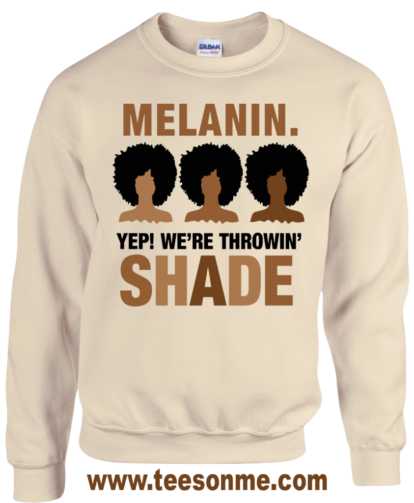 A t-shirt with the faces of many people.
