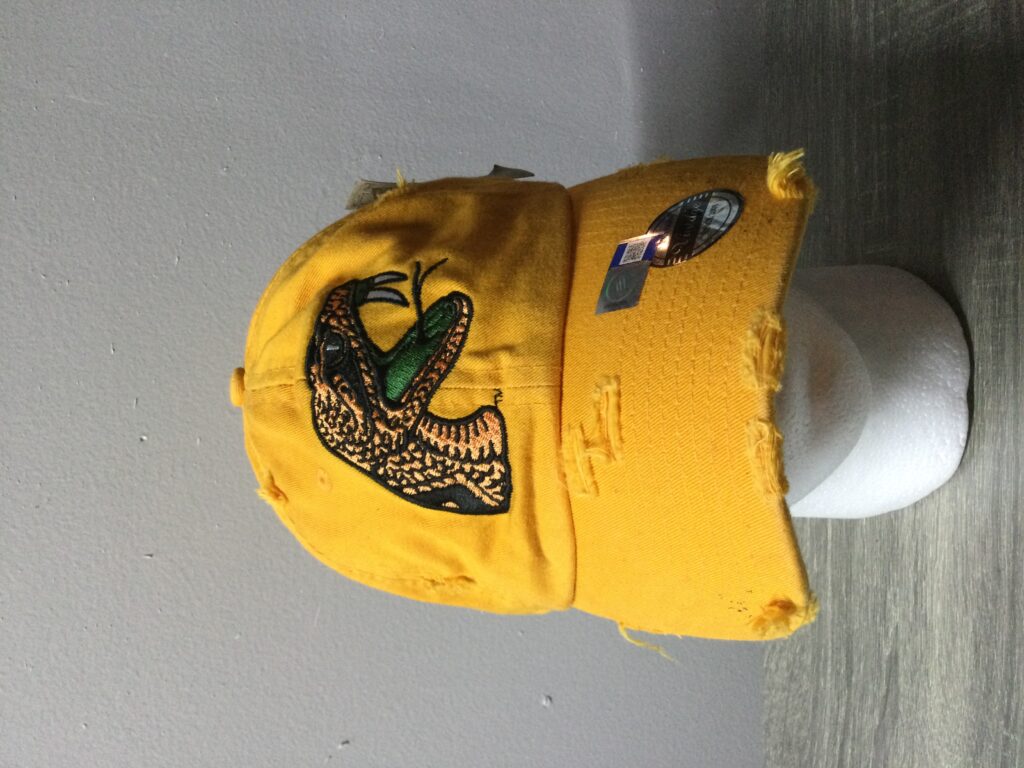 A t-shirt with the faces of many people.