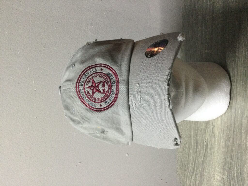 A t-shirt with the faces of many people.